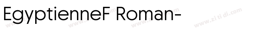 EgyptienneF Roman字体转换